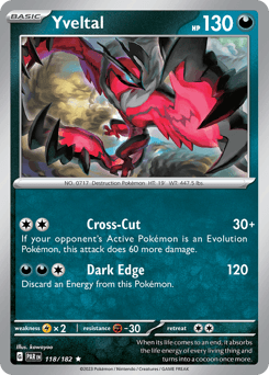 Yveltal #118 — Pokemon Paradox Rift