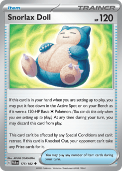 Snorlax Doll #175 — Pokemon Paradox Rift