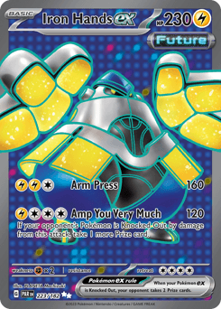 Iron Hands ex #223 — Pokemon Paradox Rift
