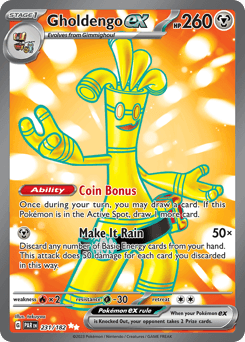 Gholdengo ex #231 — Pokemon Paradox Rift