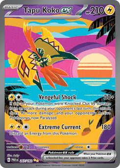 Tapu Koko ex #247 — Pokemon Paradox Rift