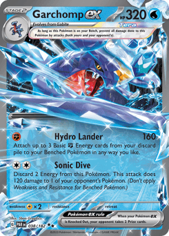 Garchomp ex #38 — Pokemon Paradox Rift