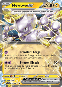 Mewtwo ex #58 — Pokemon Paradox Rift