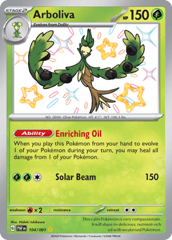 Arboliva #104 — Pokemon Paldean Fates