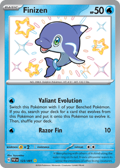 Finizen #123 — Pokemon Paldean Fates