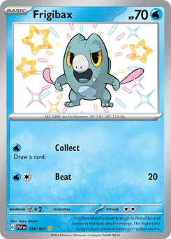 Frigibax #128 — Pokemon Paldean Fates
