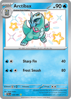Arctibax #129 — Pokemon Paldean Fates