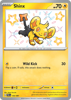 Shinx #135 — Pokemon Paldean Fates