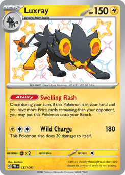 Luxray #137 — Pokemon Paldean Fates