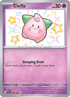 Cleffa #150 — Pokemon Paldean Fates