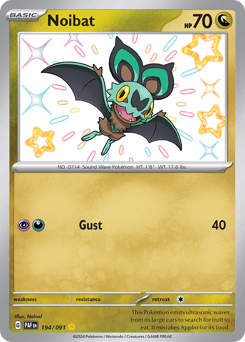 Noibat #194 — Pokemon Paldean Fates