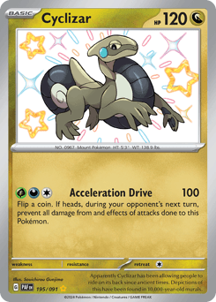 Cyclizar #195 — Pokemon Paldean Fates
