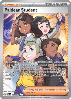 Paldean Student #231 — Pokemon Paldean Fates