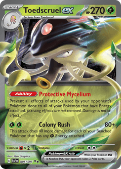 Toedscruel ex #5 — Pokemon Paldean Fates