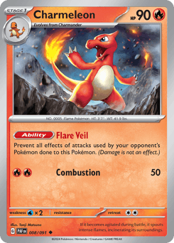 Charmeleon #8 — Pokemon Paldean Fates