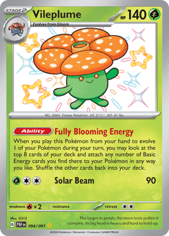 Vileplume #94 — Pokemon Paldean Fates