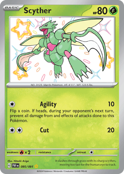 Scyther #95 — Pokemon Paldean Fates