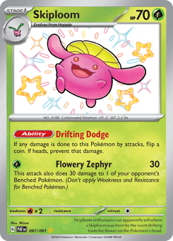 Skiploom #97 — Pokemon Paldean Fates