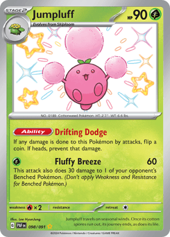 Jumpluff #98 — Pokemon Paldean Fates
