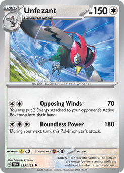 Unfezant #135 — Pokemon Temporal Forces