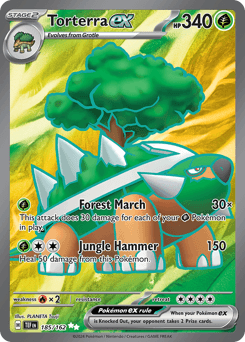 Torterra ex #185 — Pokemon Temporal Forces
