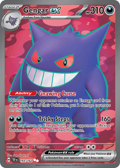 Gengar ex #193 — Pokemon Temporal Forces