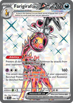 Farigiraf ex #194 — Pokemon Temporal Forces