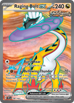 Raging Bolt ex #196 — Pokemon Temporal Forces