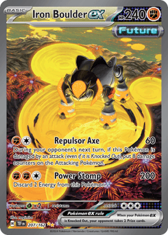 Iron Boulder ex #207 — Pokemon Temporal Forces