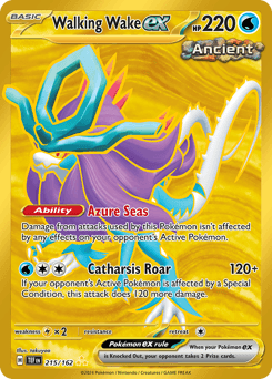 Walking Wake ex #215 — Pokemon Temporal Forces