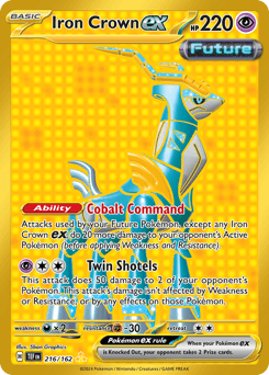 Iron Crown ex #216 — Pokemon Temporal Forces