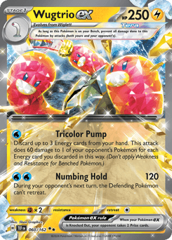 Wugtrio ex #60 — Pokemon Temporal Forces
