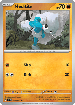 Meditite #82 — Pokemon Temporal Forces