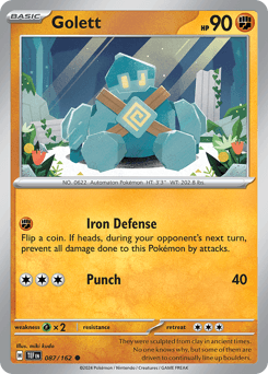 Golett #87 — Pokemon Temporal Forces