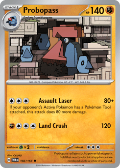 Probopass #102 — Pokemon Twilight Masquerade