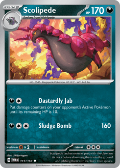 Scolipede #117 — Pokemon Twilight Masquerade