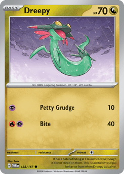 Dreepy #128 — Pokemon Twilight Masquerade