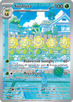 Sunflora #169 — Pokemon Twilight Masquerade
