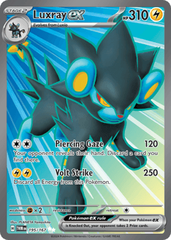 Luxray ex #195 — Pokemon Twilight Masquerade