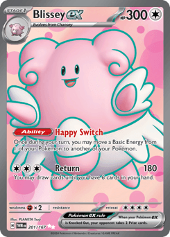 Blissey ex #201 — Pokemon Twilight Masquerade