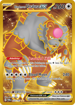 Bloodmoon Ursaluna ex #222 — Pokemon Twilight Masquerade
