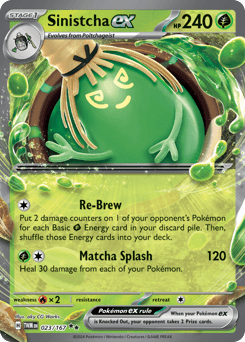 Sinistcha ex #23 — Pokemon Twilight Masquerade
