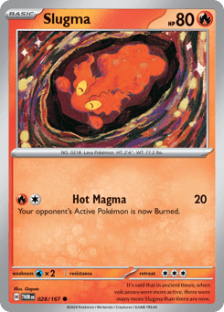 Slugma #28 — Pokemon Twilight Masquerade