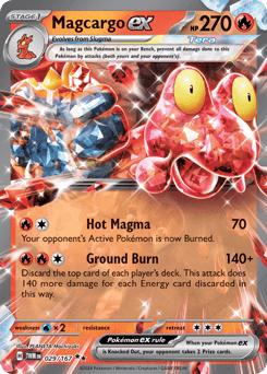 Magcargo ex #29 — Pokemon Twilight Masquerade