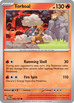 Torkoal #30 — Pokemon Twilight Masquerade