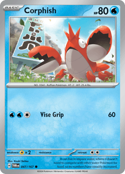 Corphish #47 — Pokemon Twilight Masquerade