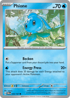 Phione #55 — Pokemon Twilight Masquerade