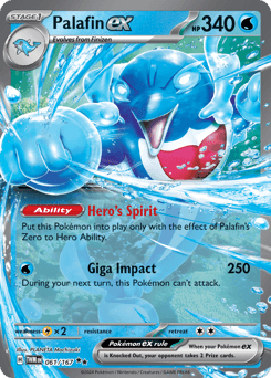 Palafin ex #61 — Pokemon Twilight Masquerade