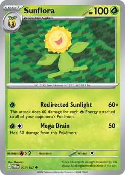 Sunflora #7 — Pokemon Twilight Masquerade
