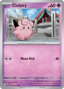 Clefairy #78 — Pokemon Twilight Masquerade